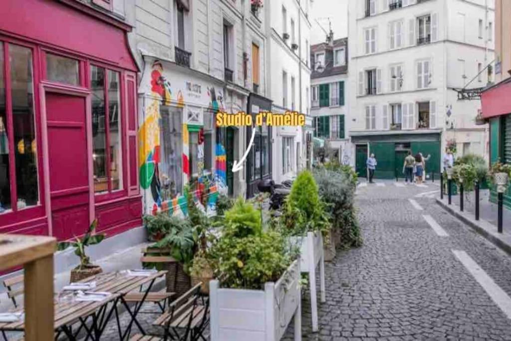 פריז Amelie Poulain Studio In Heart Of Montmartre מראה חיצוני תמונה